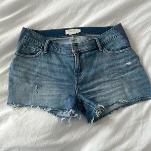 Hatch Cut off maternity Shorts